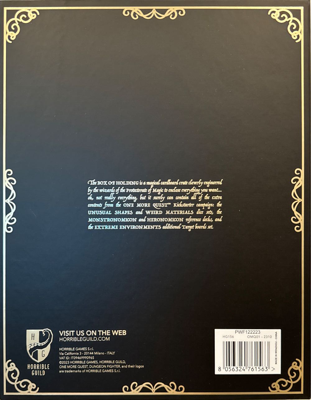 One More Quest: Box Of Holding  board game collectible [Barcode 8056324761563] - Main Image 2