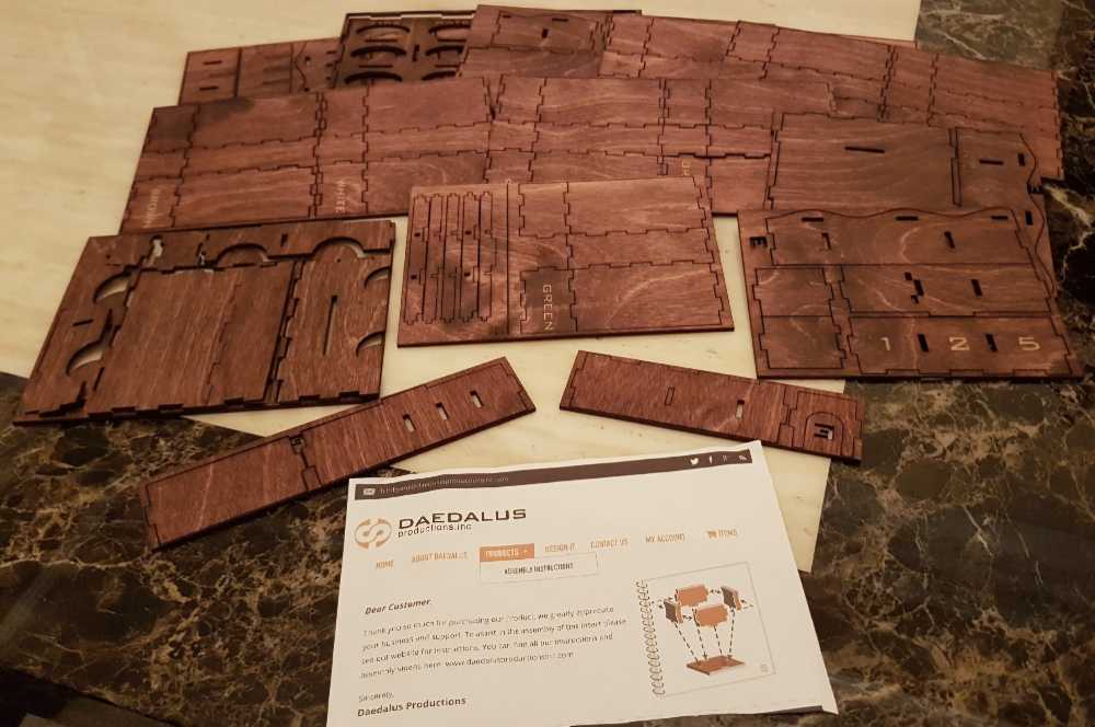 Terra Mystica: Daedalus Wooden Insert  (2-5) board game collectible - Main Image 2