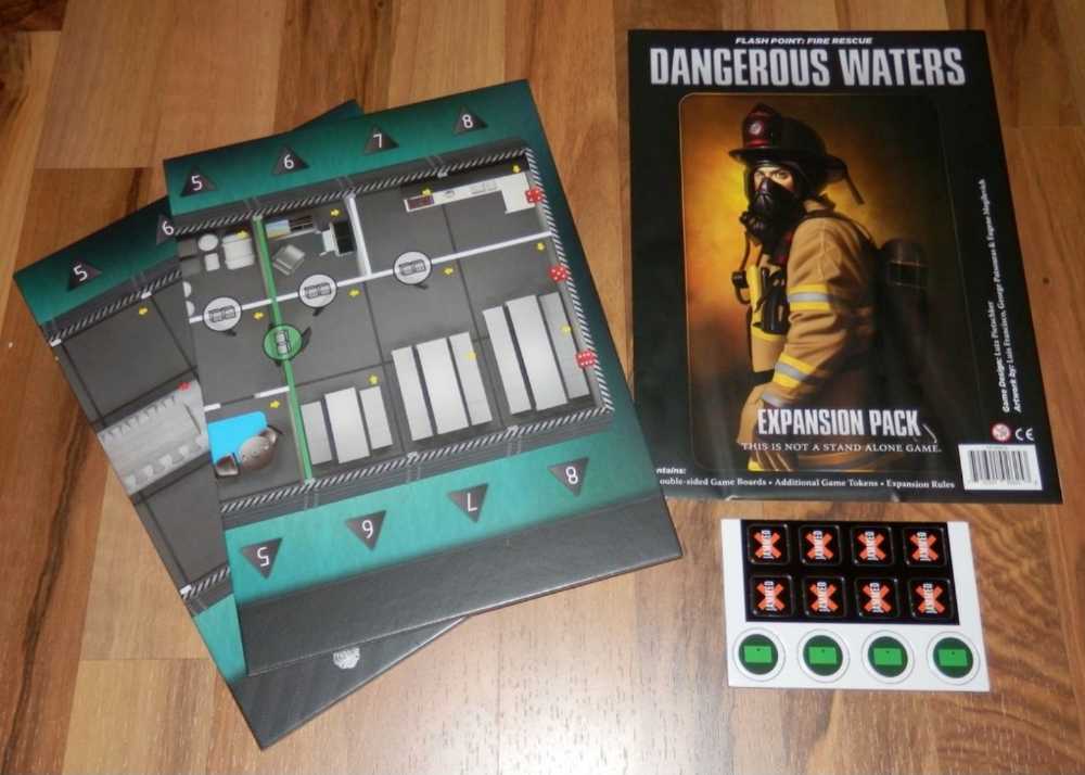 Flash Point Fire Rescue: Dangerous Waters  (2-6) board game collectible - Main Image 2