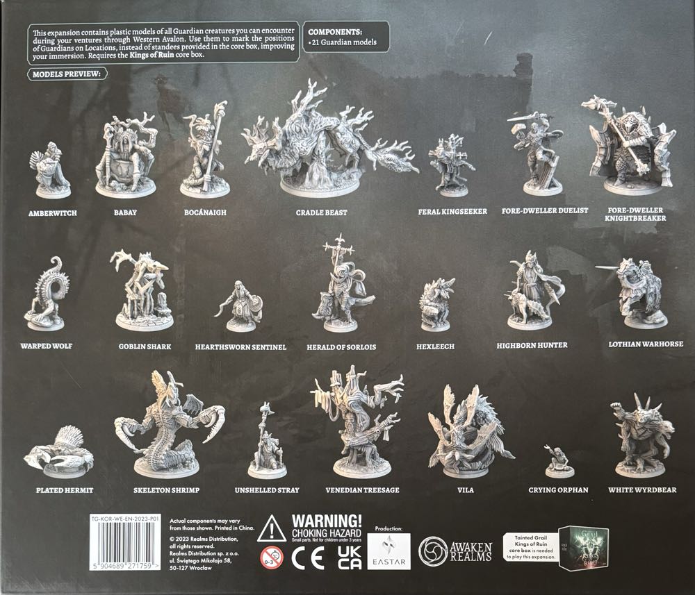 Tainted Grail: Kings Of Ruin-Wyrd Encounters  (1-4) board game collectible [Barcode 5904689271759] - Main Image 2