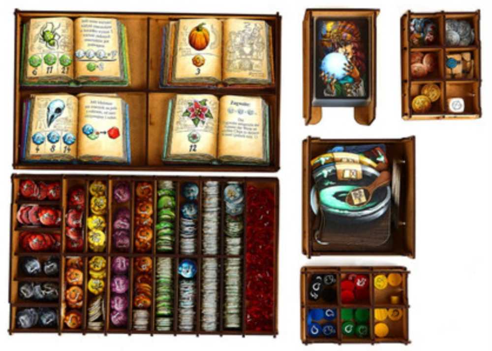 The Quacks Of Quedlinburg & Herb Witches: Etsy Wooden Insert  (2-4) board game collectible - Main Image 4
