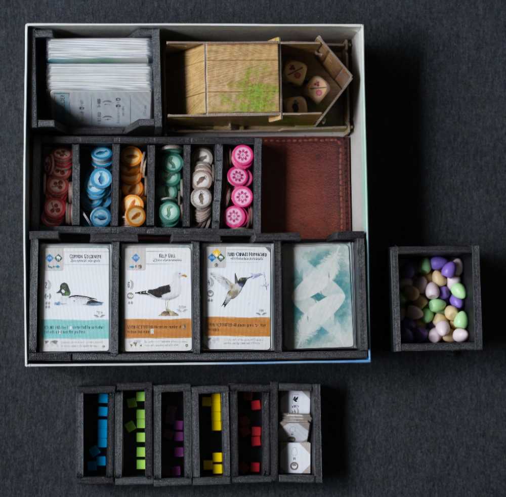 Wingspan: Foamcore Insert  (1-5) board game collectible - Main Image 4