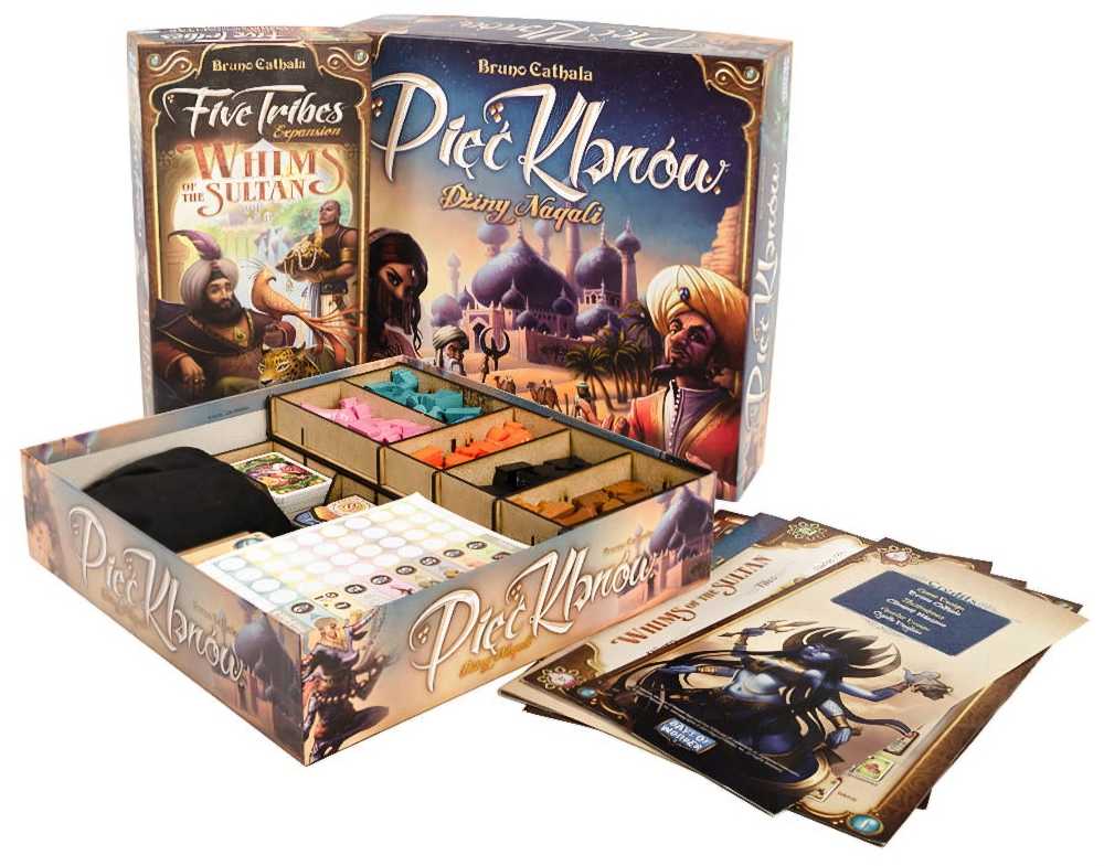 Five Tribes + Expansion: e-Raptor Insert  (2-4) board game collectible - Main Image 4