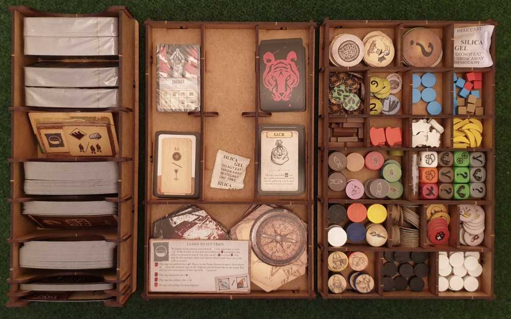 Robinson Crusoe (2nd E) + Mystery Tales Expansion: e-Raptor Insert  (1-4) board game collectible - Main Image 3