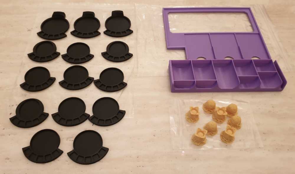 Nemesis: Intruder’s Damage & Condition Tracker Bases  (1-5) board game collectible - Main Image 3