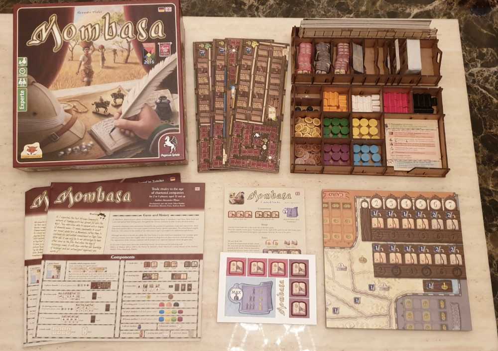 Mombasa: e-Raptor Insert  (2-4) board game collectible - Main Image 4