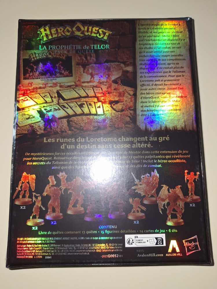 Heroquest : La Prophétie De Telor (Prophecy Of Telor)   board game collectible [Barcode 5010996218872] - Main Image 2