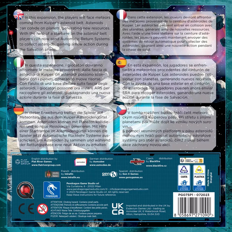 Starship Interstellar: Danger From Kuiper  (1 2 3 4) board game collectible [Barcode 8058697271090] - Main Image 2