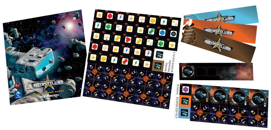 Starship Interstellar: Danger From Kuiper  (1 2 3 4) board game collectible [Barcode 8058697271090] - Main Image 3