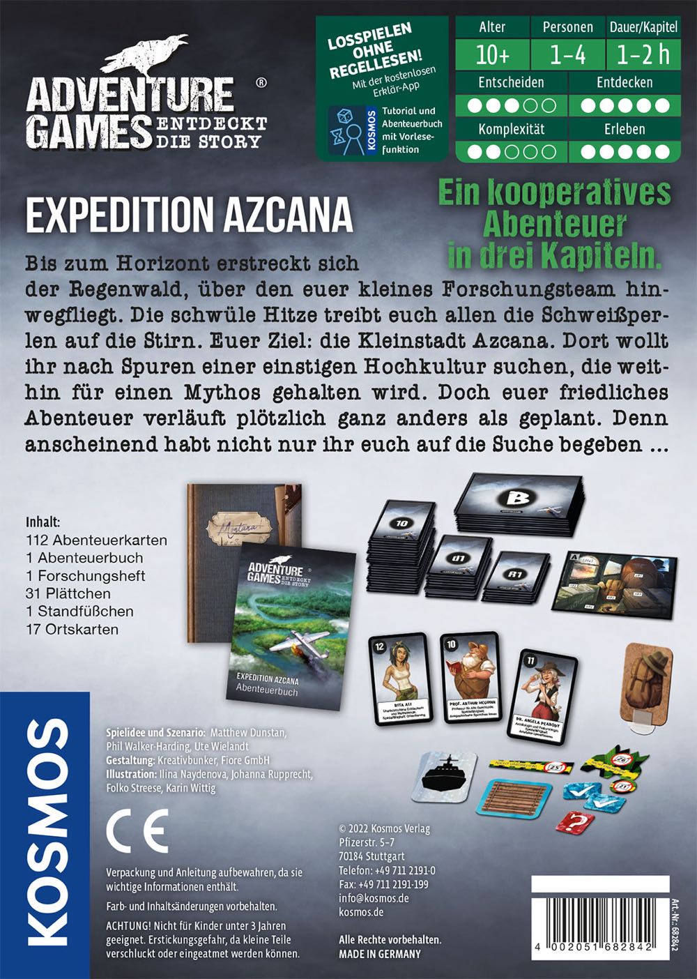 Adventure Games Expedition Azcana  (1-4) board game collectible [Barcode 4002051682842] - Main Image 2