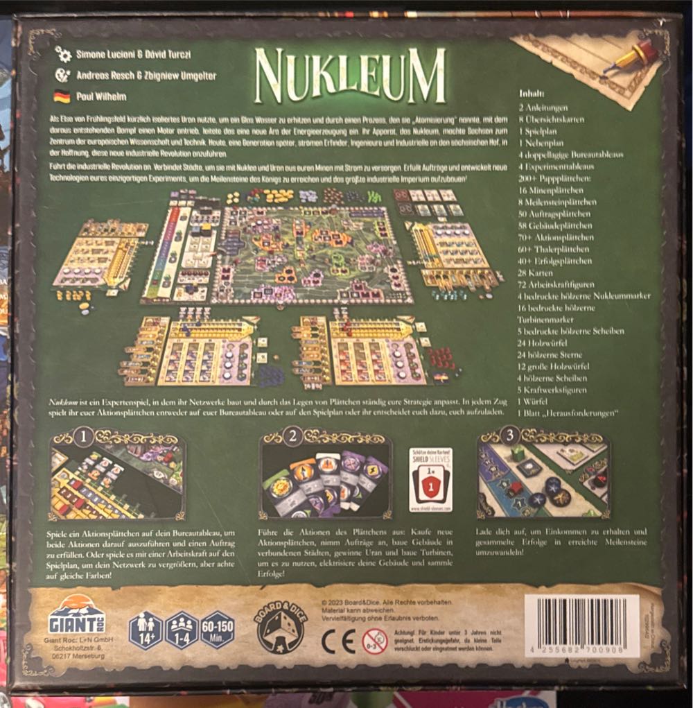 Nukleum Giant Roc Deutsch Gf Health  (1-4) board game collectible [Barcode 4255682700908] - Main Image 2