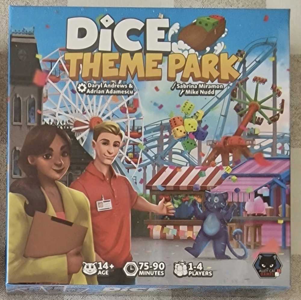 Dice Theme Park - New Dice X Game Bundle (KS)  (1-4) board game collectible - Main Image 3