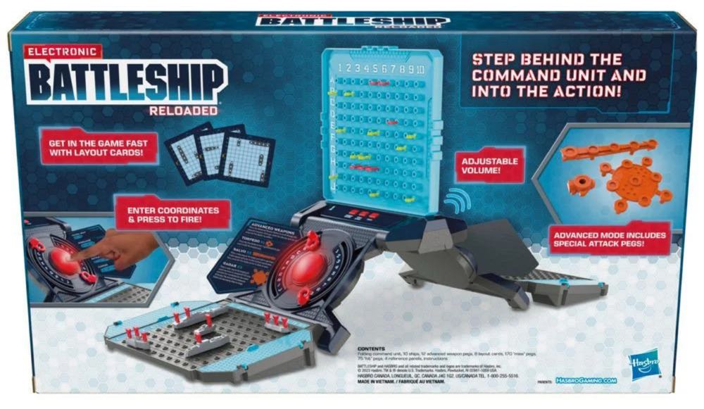 Battleship - Reloaded Electronic  (2) board game collectible [Barcode 195166203058] - Main Image 2