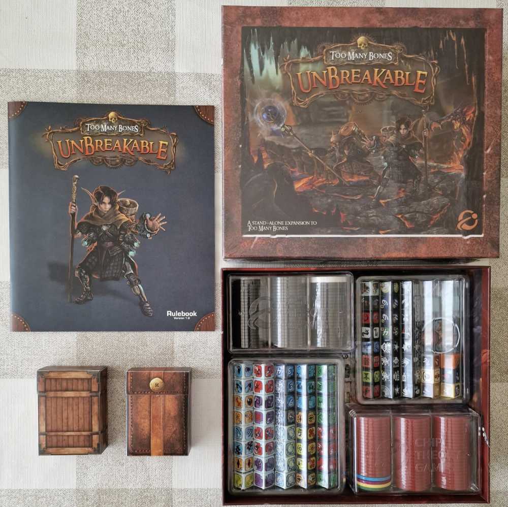 Too Many Bones: Unbreakable - Unbreakable Hero Gamefound Pledge  (1-4) board game collectible - Main Image 3