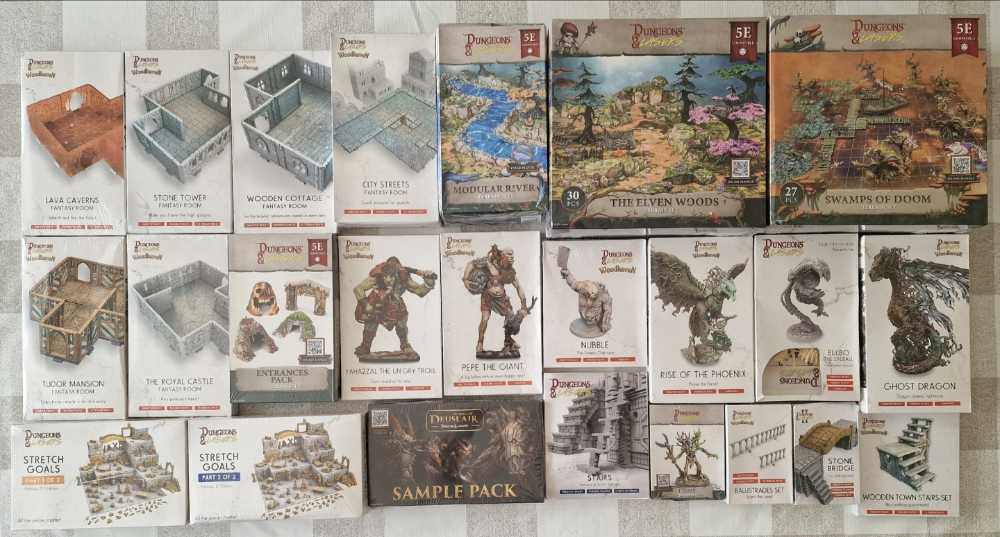 Dungeons And Lasers: Encounters - Legendary GF Pledge  (N/A) board game collectible - Main Image 3