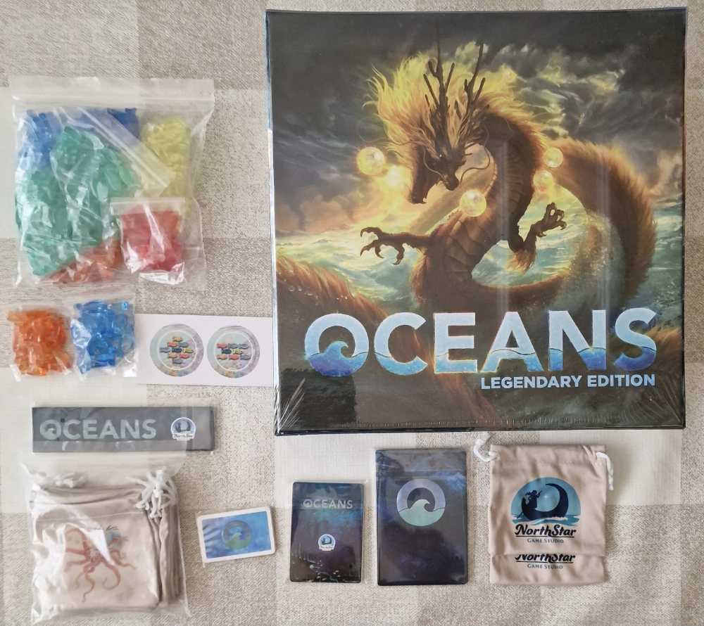 Oceans: Legends Of The Deep - Legendary Edition Upgrade Kit KS Pledge  (1-4) board game collectible - Main Image 2
