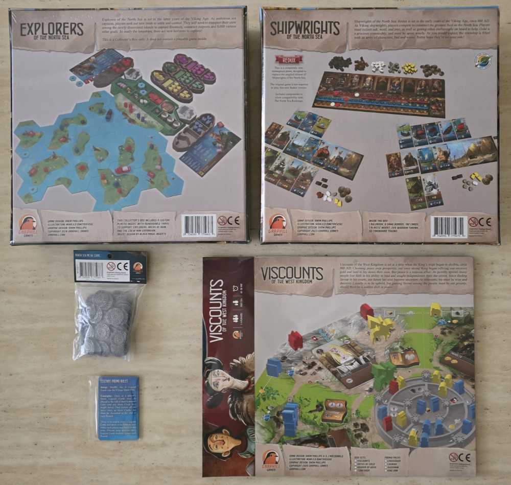 The North Sea Saga - Shipwrights Of The North Sea: Redux - Berserker KS Pledge  (1-5) board game collectible - Main Image 2