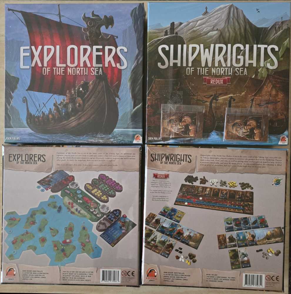 The North Sea Saga - Shipwrights Of The North Sea: Redux - Berserker KS Pledge  (1-5) board game collectible - Main Image 3