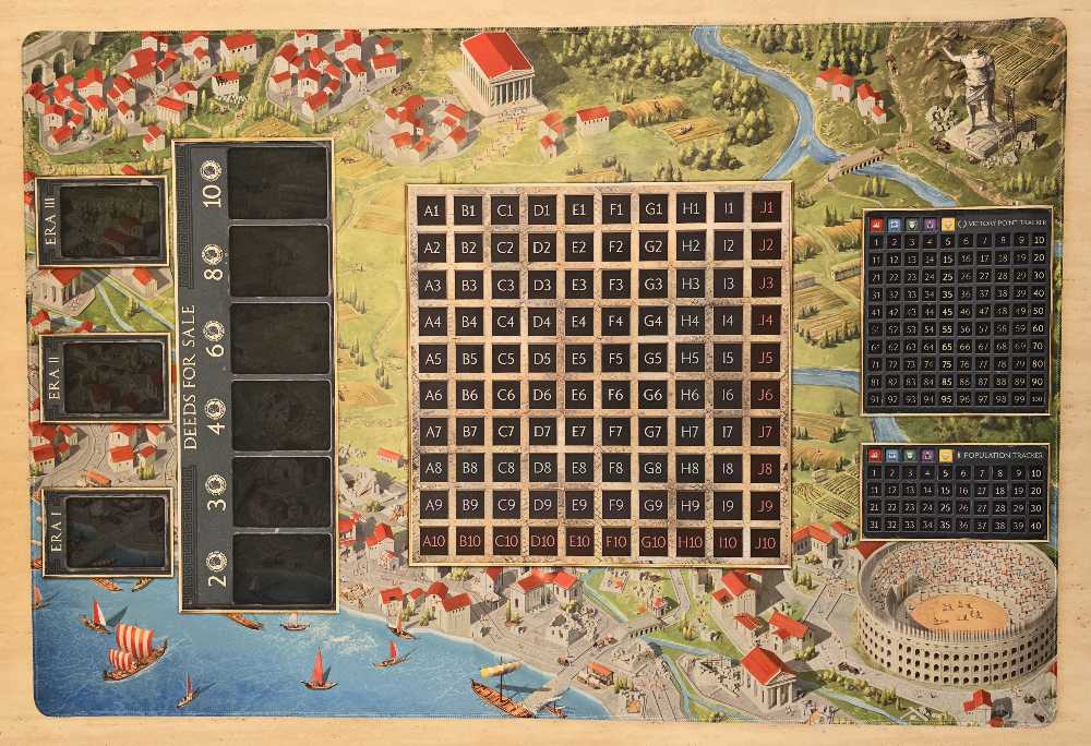 Foundations Of Rome: Game Play Mat  (2-4) board game collectible - Main Image 2