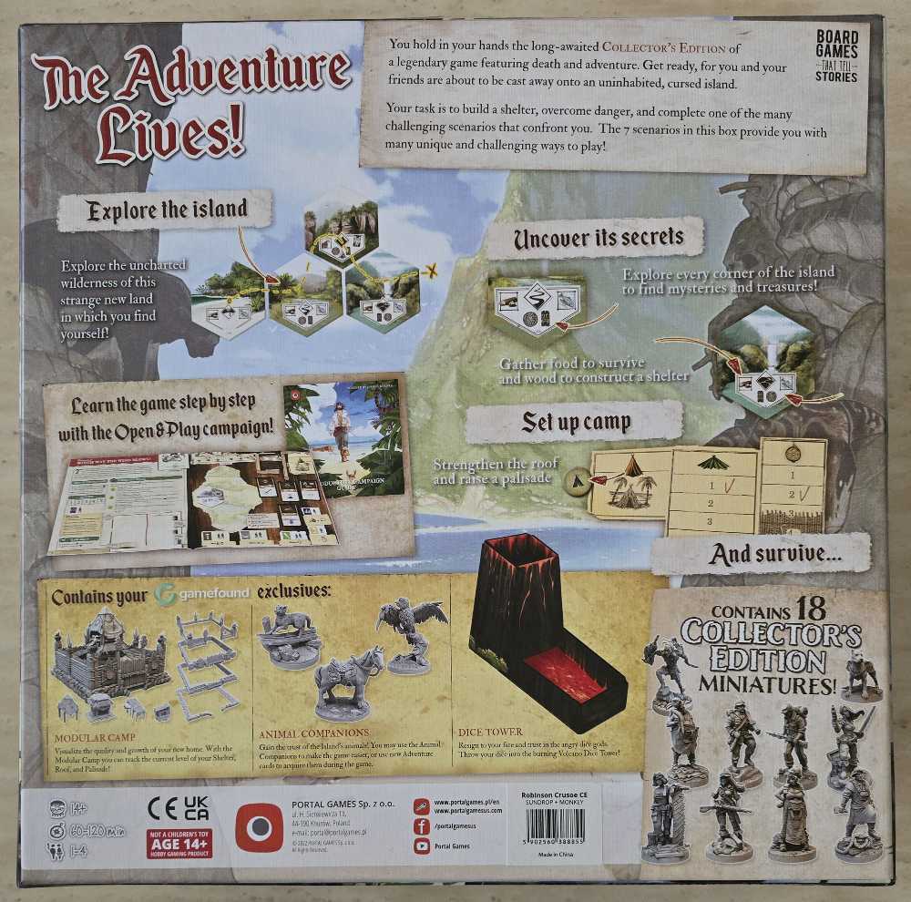 Robinson Crusoe: Collectors Edition  (4) board game collectible [Barcode 5902560383669] - Main Image 2