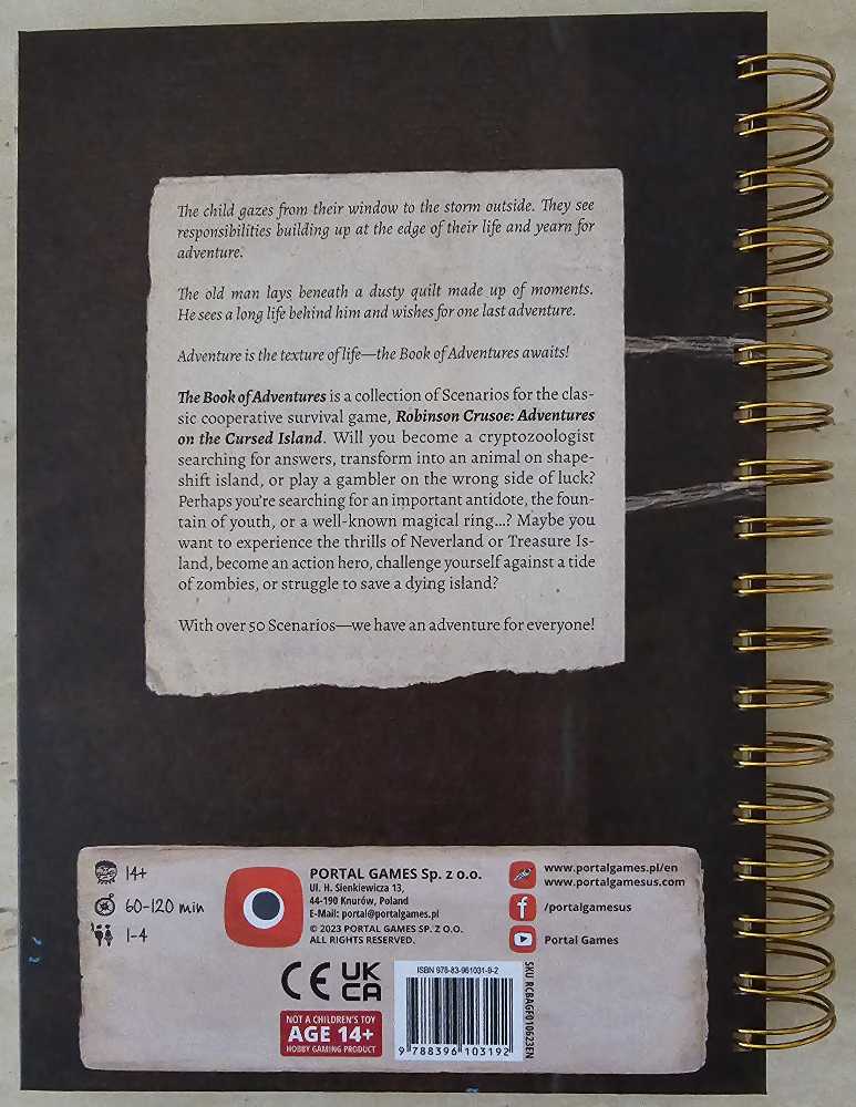 Robinson Crusoe: GF The Book Of Adventures  (1-4) board game collectible [Barcode 9788396103192] - Main Image 2