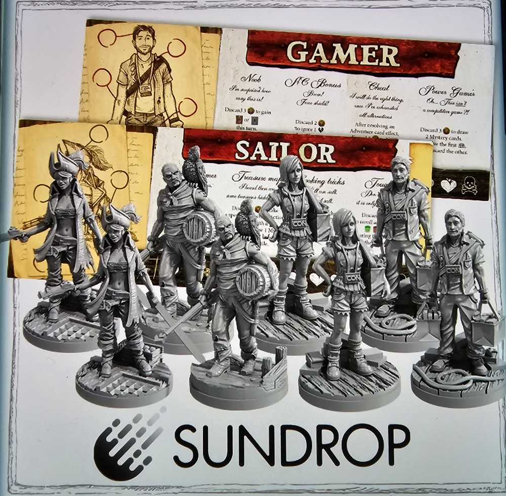 Robinson Crusoe: GF - Sailor & Gamer Sundrop  (1-4) board game collectible [Barcode 5902560389067] - Main Image 4