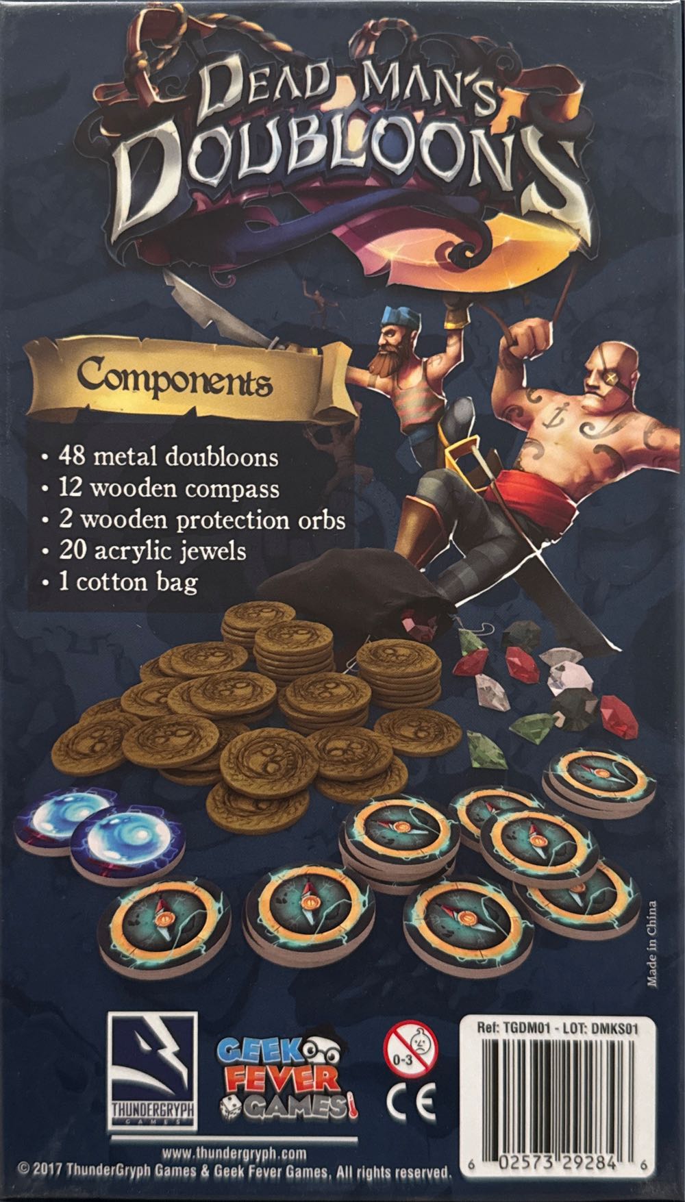 Dead Man’s Doubloons: Deluxe Components  board game collectible [Barcode 602573292846] - Main Image 2