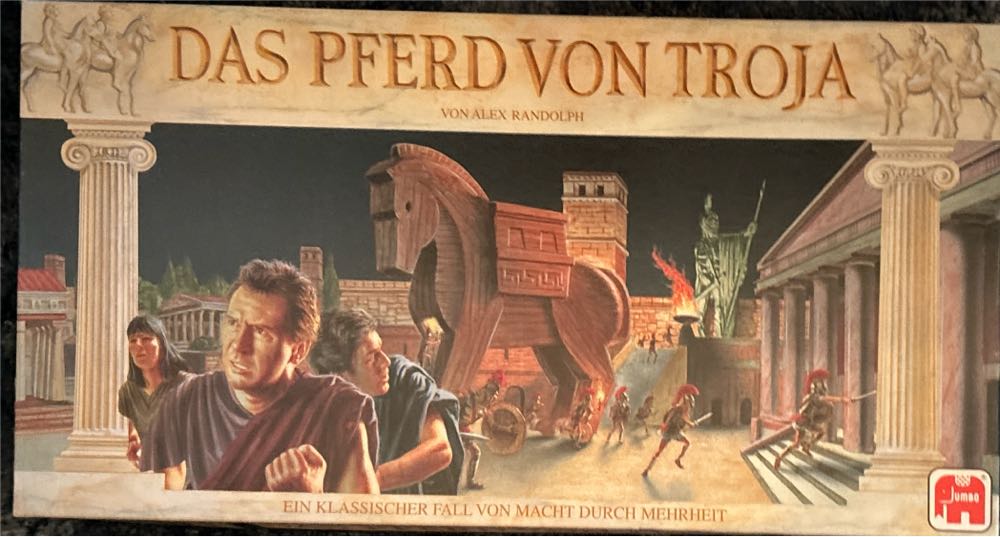 Jumbo Das Pferd Von Troja Brettspiel Gesellschaftsspiel トロイの木馬 ドイツ語版 Gf Health  board game collectible [Barcode 8710126034811] - Main Image 1
