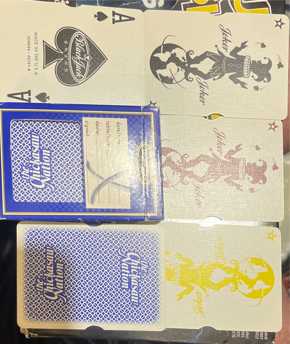 The Chickasaw Nation Casino Playing Cards   board game collectible - Main Image 2