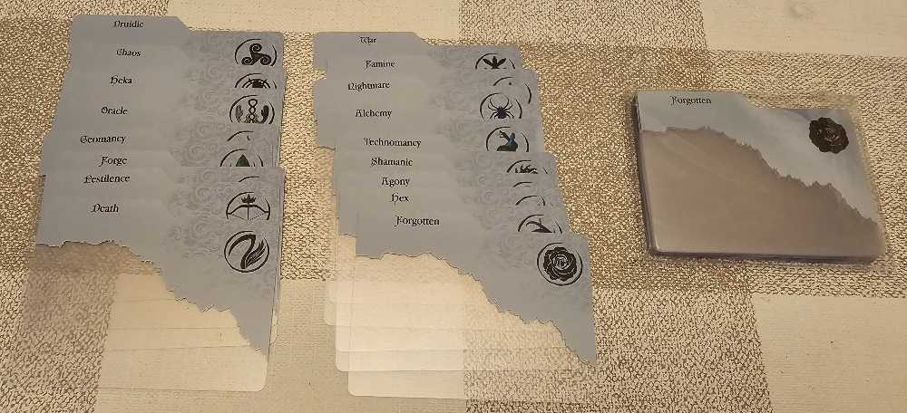 Black Rose Wars: Rebirth - Sleeve & Card Divider Packs  (1-4) board game collectible - Main Image 4