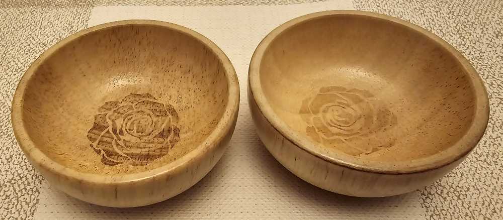 Black Rose Wars: Rebirth - 6 Wooden Resource Bowls  (1-4) board game collectible - Main Image 4