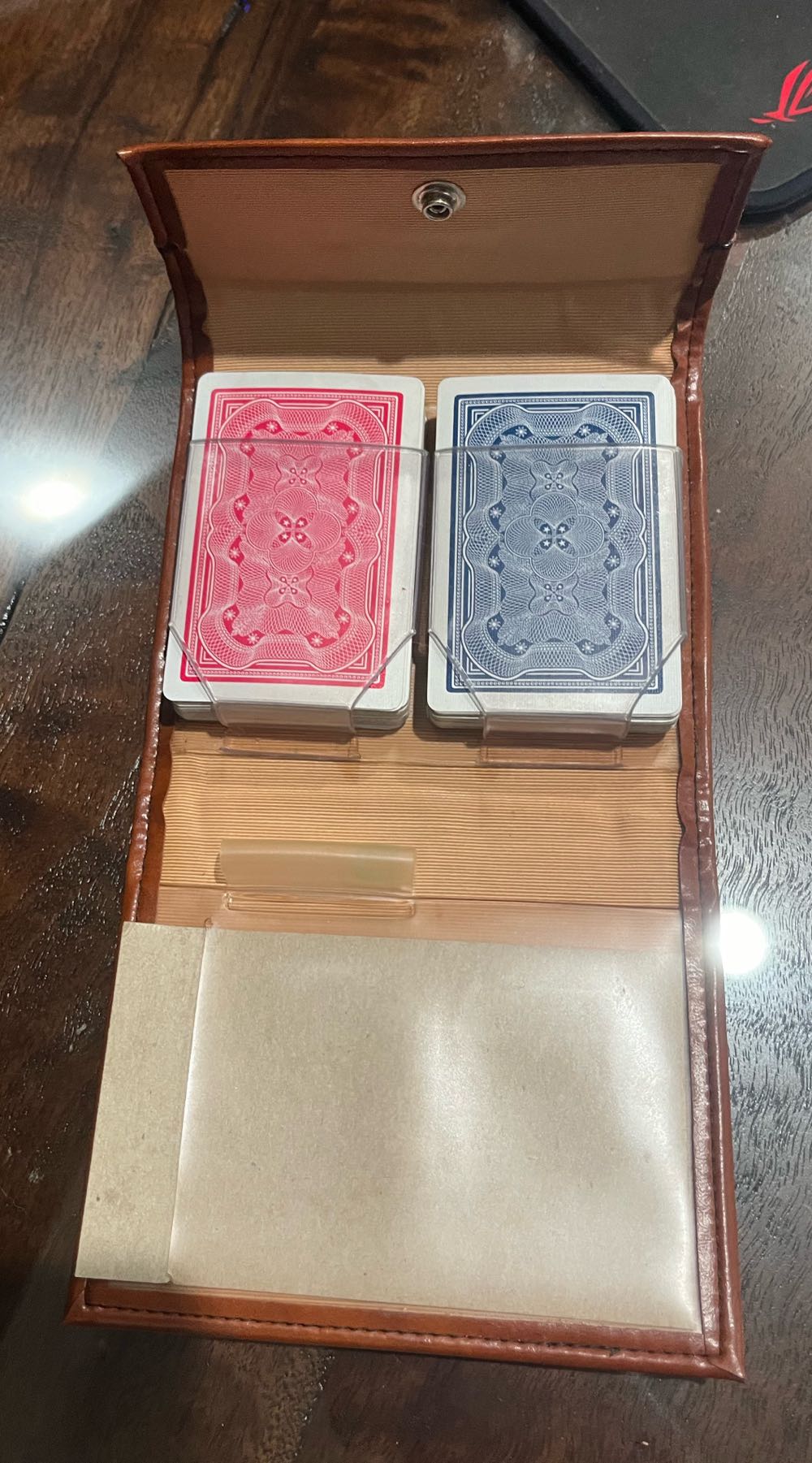 Amity Playing Cards With Leather Case  board game collectible - Main Image 3