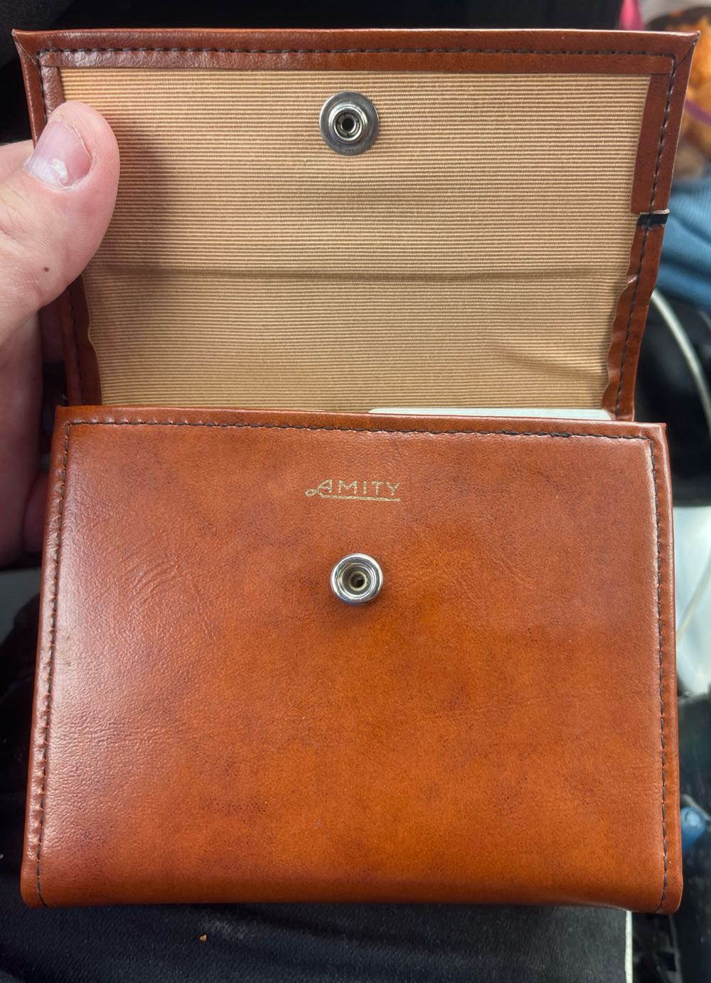 Amity Playing Cards With Leather Case  board game collectible - Main Image 4