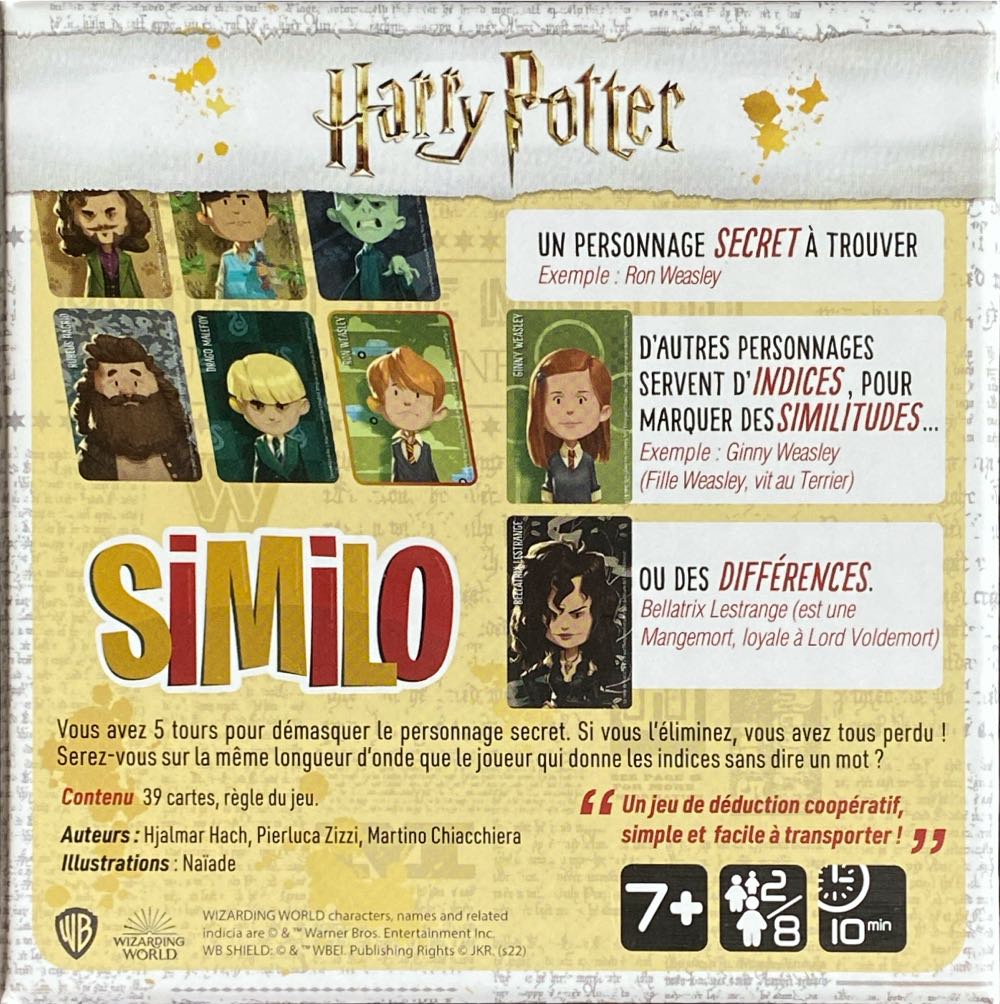 Similo Harry Potter  (2-8) board game collectible [Barcode 3421272834518] - Main Image 2