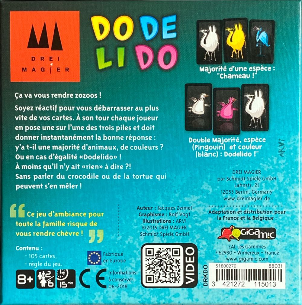 Dodelido  (2-6) board game collectible [Barcode 3421272115013] - Main Image 2