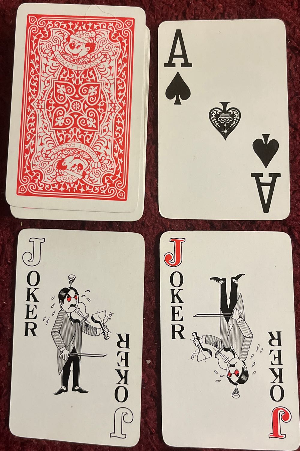 Giant Faces Red . Its More Fun With  board game collectible - Main Image 3