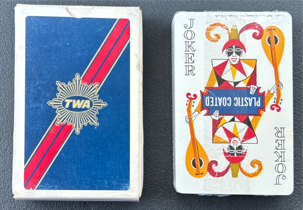 TWA BLUE & Red Sealed Deck  board game collectible - Main Image 2