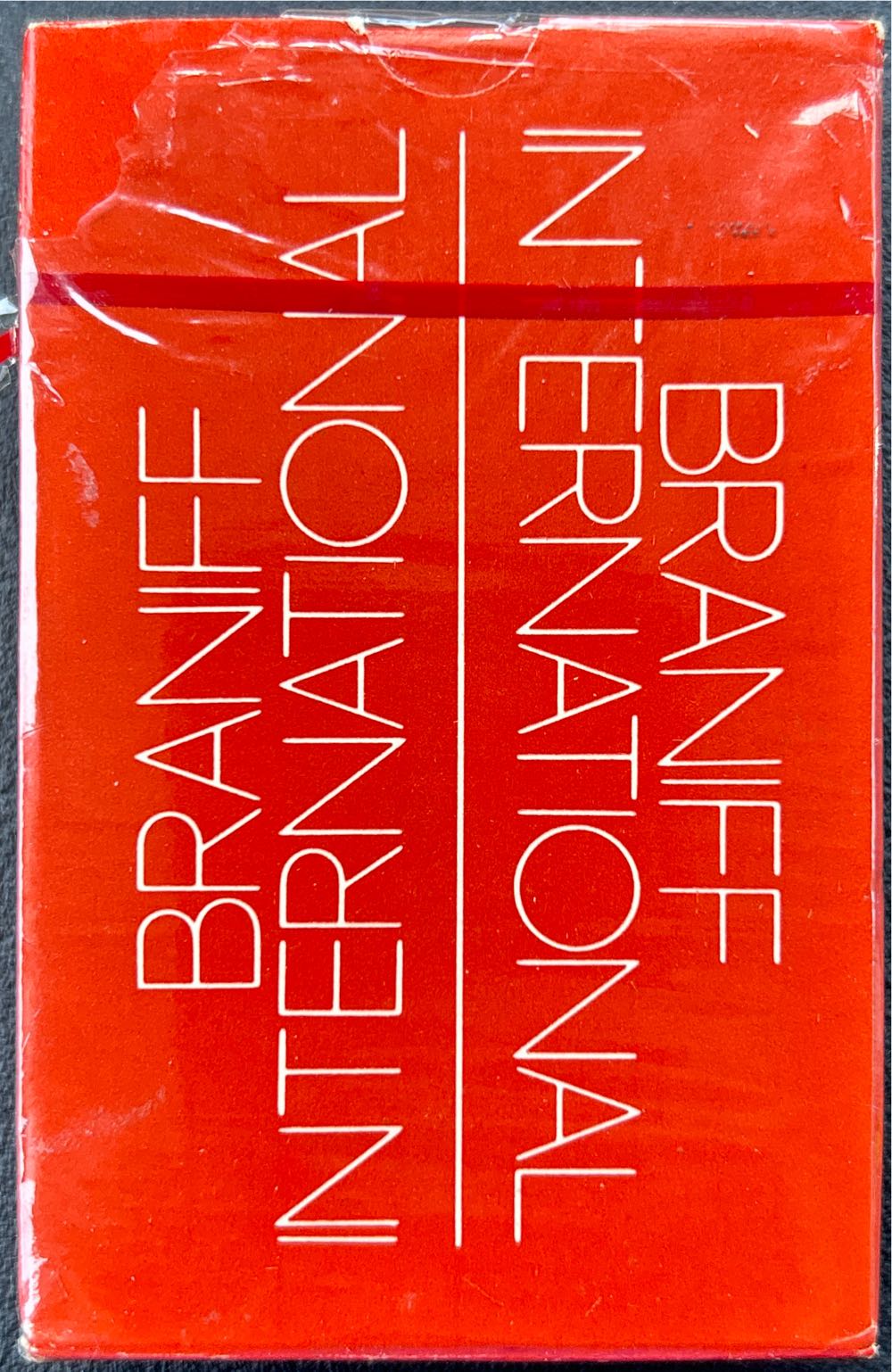 Braniff International Airlines Red Opened Deck  board game collectible - Main Image 2