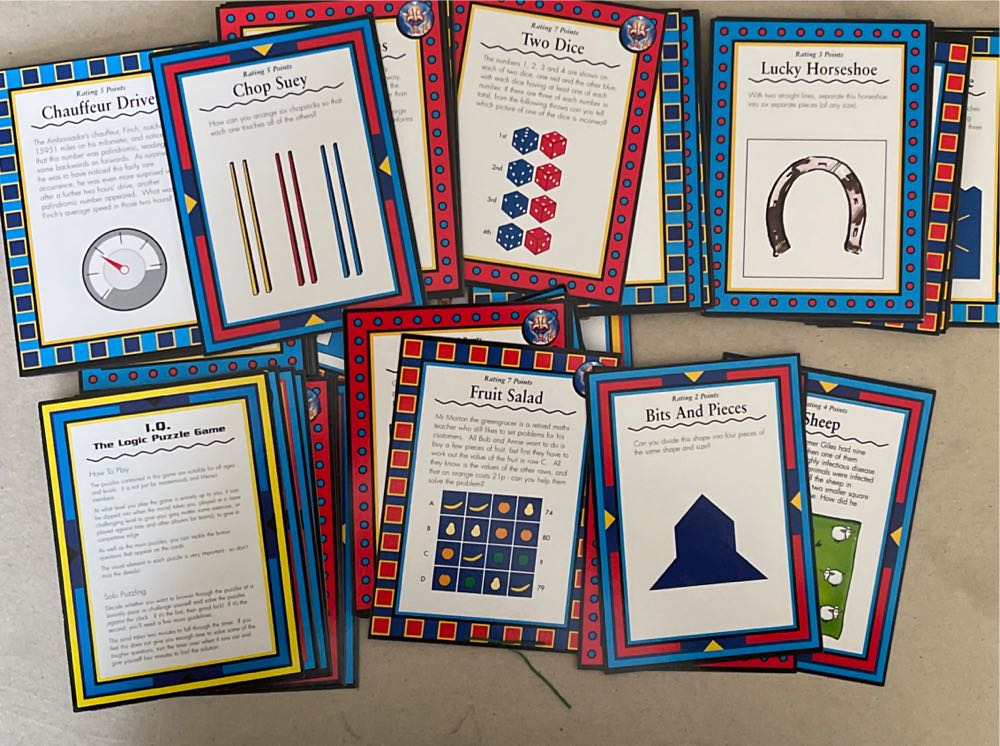 I.Q. The Logic Puzzle Game  (2+) board game collectible - Main Image 2