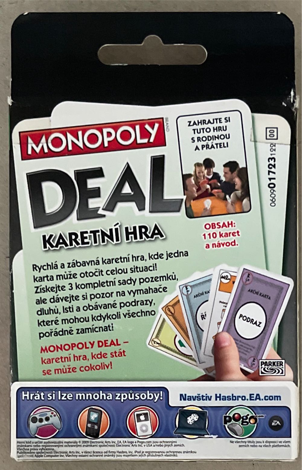 Monopoly Deal Cz Český Návod  (2-5) board game collectible [Barcode 5010994470227] - Main Image 2