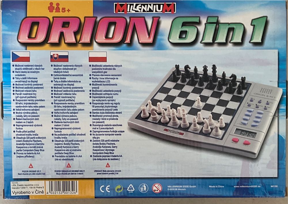 Orion 6 In 1 Computer Millennium  (1-2) board game collectible [Barcode 4032153001326] - Main Image 2
