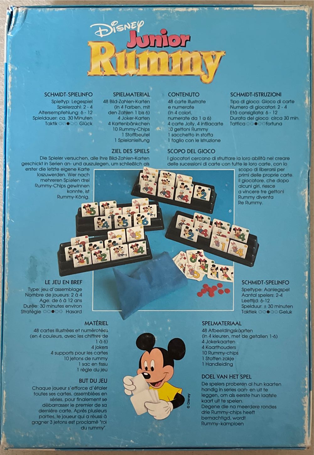 Disney Junior Rummy  (2-4) board game collectible [Barcode 4002998018070] - Main Image 2