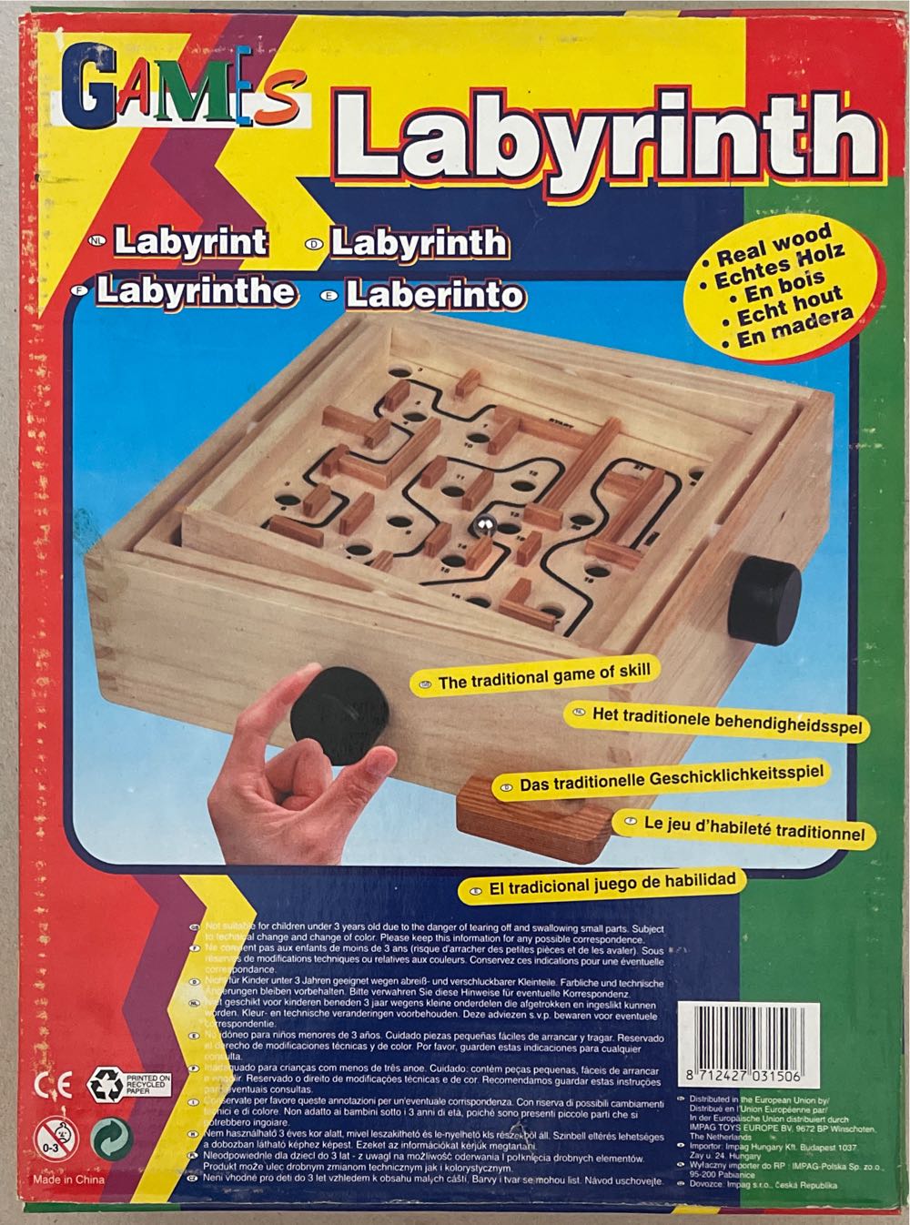 Labyrinth  (1) board game collectible [Barcode 8712427031506] - Main Image 2