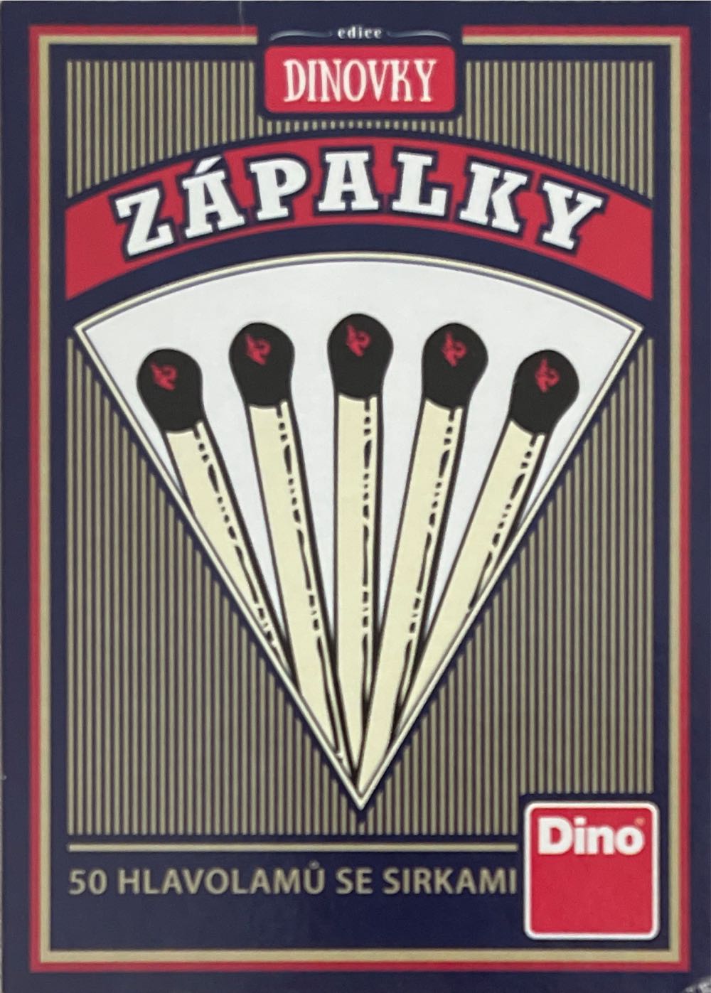 Zápalky Hra Dino Zápalky Cestovní Hra Malá Hra Zápalky Malá Matches Hry  (1+) board game collectible [Barcode 8590878621862] - Main Image 2