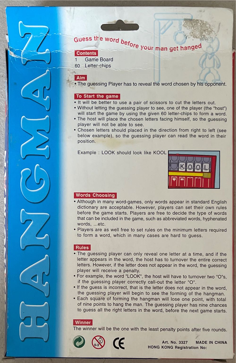 Hang-man  (2) board game collectible - Main Image 2