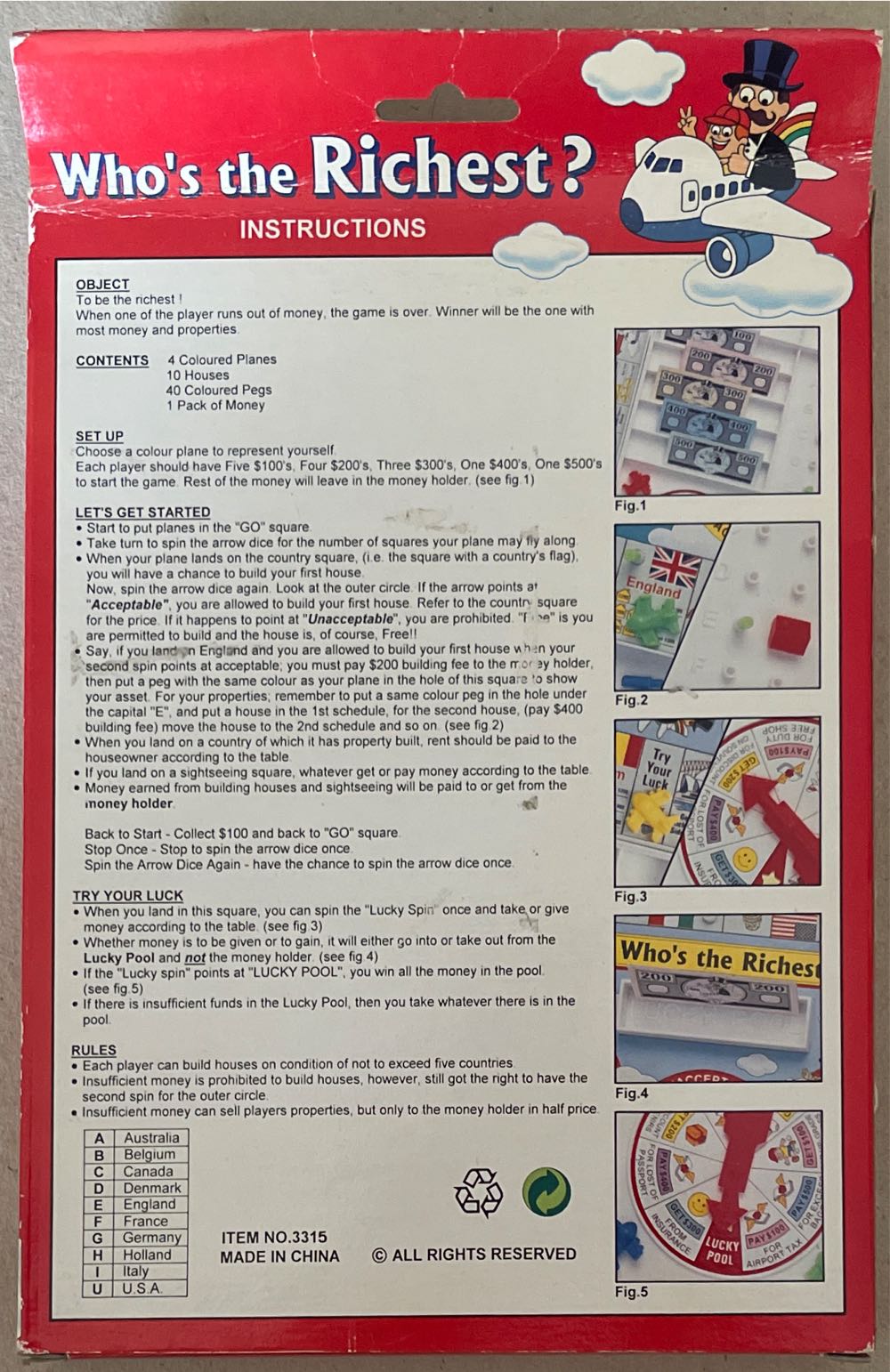 Who ´s the Richest?  (2+) board game collectible - Main Image 2