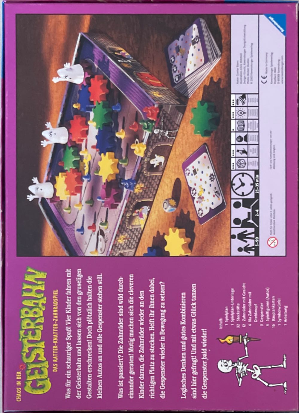 Chaos In Der Geisterbahn  (2-4) board game collectible [Barcode 4005556216772] - Main Image 2