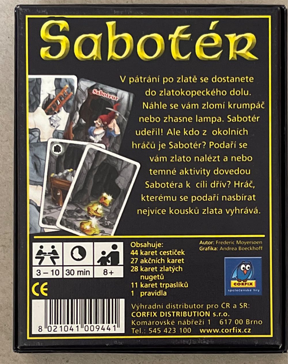 Sabotér Hra  (3-10) board game collectible [Barcode 8021041009441] - Main Image 2