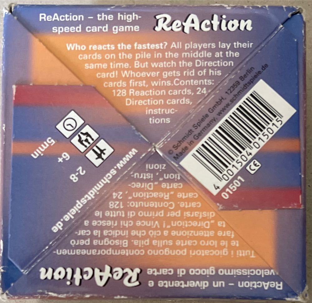 Reaction  (2-8) board game collectible [Barcode 4001504015015] - Main Image 2