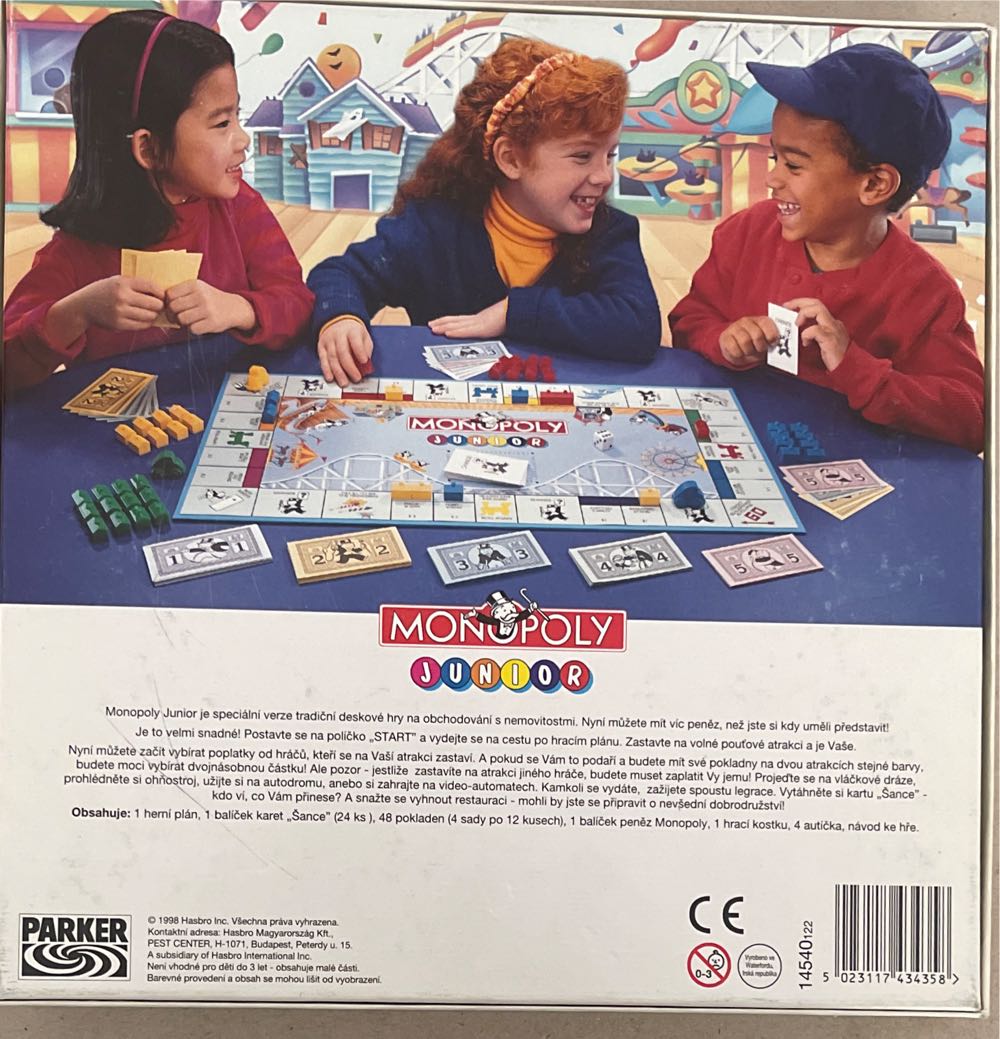 Monopoly Junior  (2-4) board game collectible [Barcode 5023117434358] - Main Image 2